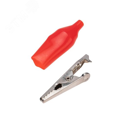 Зажим ''Крокодил'' 5А, 56мм, в изоляторе, 200шт/упак