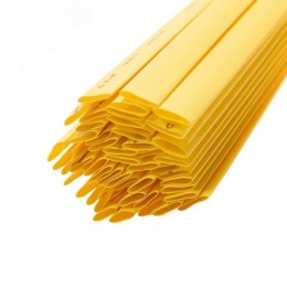 Термоусаживаемая трубка 12,0 6,0 мм, желтая, упаковка 50 шт. по 1 м, REXANT