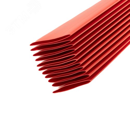 Термоусаживаемая трубка 20,0 10,0 мм, красная, упаковка 10 шт. по 1 м, REXANT