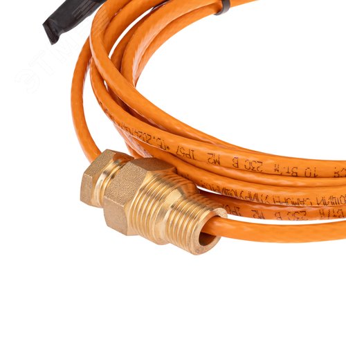 Кабель нагревательный саморегулирующийся пищевой 10HTM2-CT, готовый комплект в трубу, 4м/40Вт