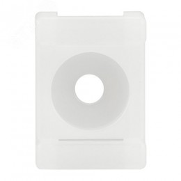 Площадка для крепления стяжки (ПС-2) 22x16 мм, белая, 10 шт,