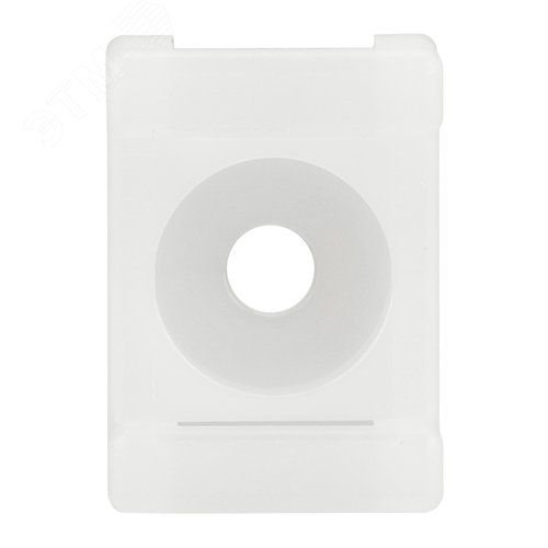 Площадка для крепления стяжки (ПС-2) 22x16 мм, белая, 10 шт,