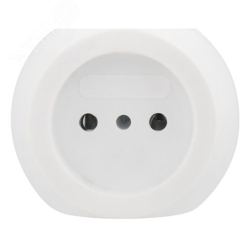 Тройник электрический Шар 220 В, 6 А, белый