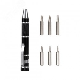 Отвертка с насадками 6 шт.