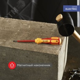 Отвертка шлицевая диэлектрическая SL6x150 мм