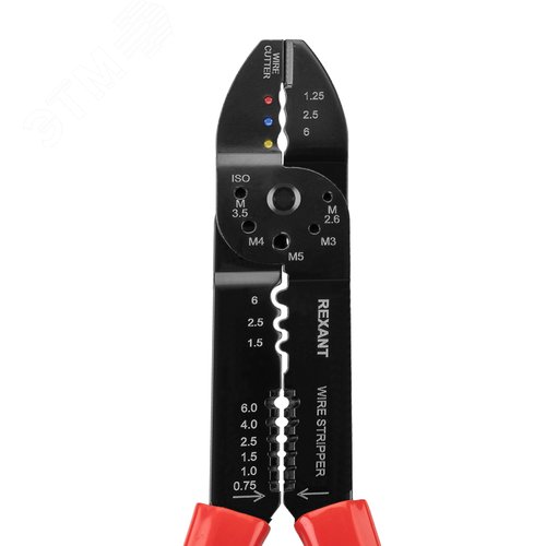 Кримпер HT-204 для обжима наконечников и зачистки проводов