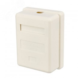 Розетка компьютерная 1 порт RJ-45 (8P8C) cat 5e внешняя,