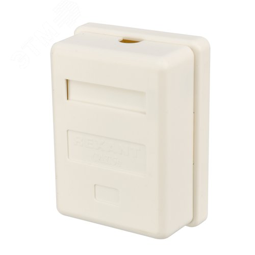 Розетка компьютерная 1 порт RJ-45 (8P8C) cat 5e внешняя,