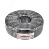 Кабель коаксиальный RG-6U, 75 Ом, CCS/Al/Al, 64%, OUT черный 100 м
