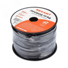 Провод ПГВА 1х1.50 мм2, черный, бухта 100 м,