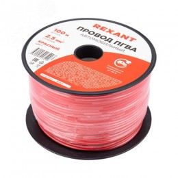 Провод ПГВА 1х2.50 мм2, красный, бухта 100 м,