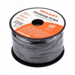 Провод ПГВА 1х2.50 мм2, черный, бухта 100 м,