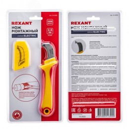 Нож монтажника нержавеющая сталь с ''пяткой''