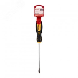 Отвертка шлицевая SL6х150 мм, двухкомпонентная рукоятка