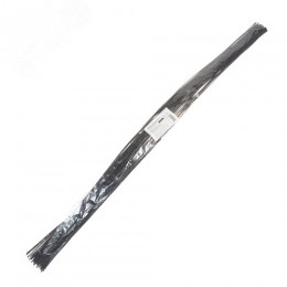 Термоусаживаемая трубка 1,5 0,75 мм, черная, упаковка 50 шт. по 1 м, REXANT