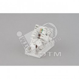 Розетка (Вставка) 45х225 (аналог Mosaic) с наклонным модулем RJ-45 категории 5е