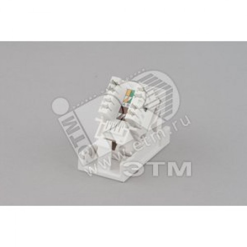 Розетка (Вставка) 45х225 (аналог Mosaic) с наклонным модулем RJ-45 категории 5е