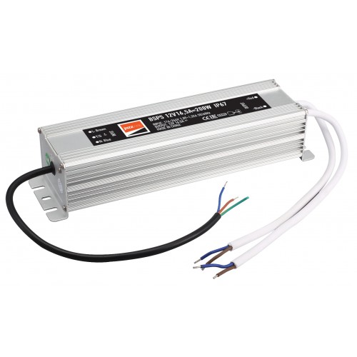 Драйвер BSPS 12V 16.5A 200W влагозащищенный IP67