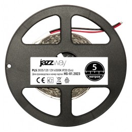 Лента светодиодная LEDx120/м 5м 10 Вт/м 12В белый IP20 (5м)