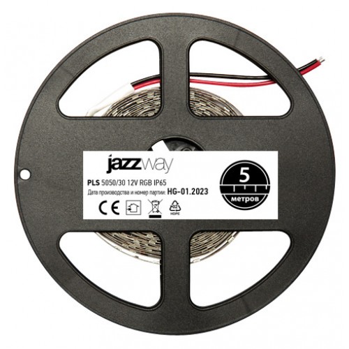 Лента светодиодная 7.2Вт/м 12В RGB IP65 30 LED/м 5м
