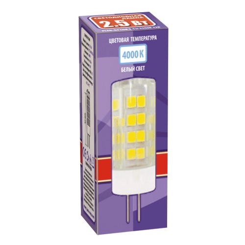 Лампа светодиодная LED 5Вт G4