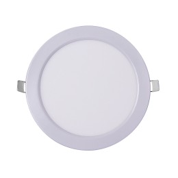 Светильник светодиодный ДВО-12w 6500K 800 Лм IP40 WH d170мм встраиваемый круг