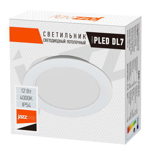 Светильник светодиодный ДВО-12 Вт 1020 Лм 4000К белый IP54