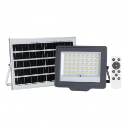 Прожектор светодиодный LED ДО-150 Вт 6500К 1500 Лм IP65 с солнечной панелью