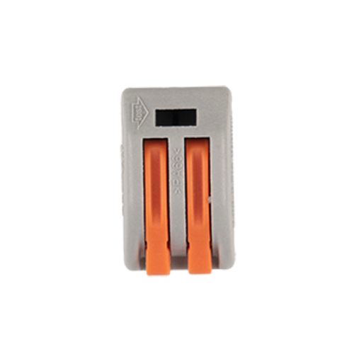 Клеммы СМК  монтажные многоразовые PTC-2P 222-412 450V 32A 0,08-2,5(4.0)mm2 , 2 отверстия, серые 10 шт.