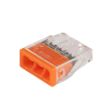 Клеммы СМК  монтажные PTC-3P 2273-203 450V 32A 0,14-4.0mm2 , 3 отверстия,  прозрачные, 100 шт.