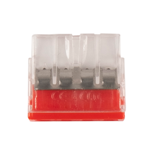 Клеммы СМК  монтажные PTC-4P 2273-204 450V 32A 0,14-4.0mm2 , 4 отверстия,  прозрачные,/ 50 шт.