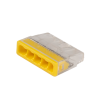 Клеммы монтажные PTC-5P 2273-205 450V 32A 0,14-4.0mm2 , 5 отверстий,  прозрачные,/ 50 шт.