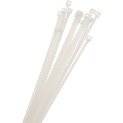 Кабельные стяжки (хомуты) PCT 3,6x250-100 белые PA6.6 (100 шт/уп)