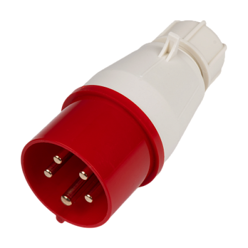 Вилка переносная PPC 025 3Р+РЕ+N 32А 380В IP44 Jazzway
