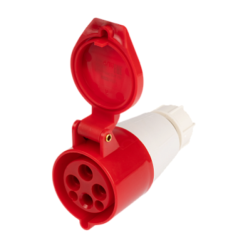 Розетка переносная PPC 214 3Р+РЕ 16А 380В IP44 Jazzway