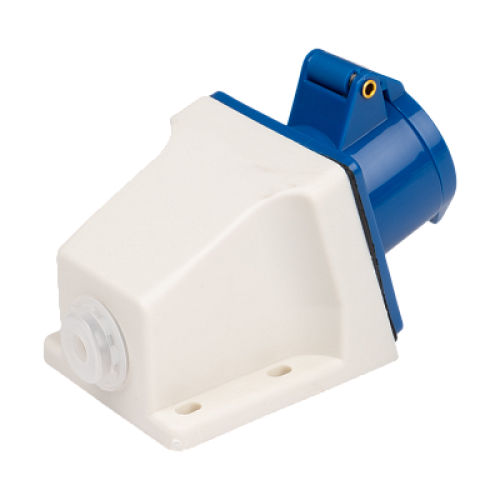 Розетка стационарная для наружной установки PPC 113 2Р+РЕ 16А 220В IP44 Jazzway