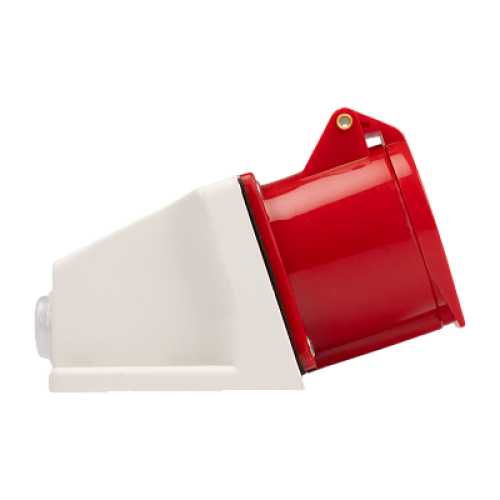 Розетка стационарная для наружной установки PPC 124 3Р+РЕ 32А 380В IP44 Jazzway