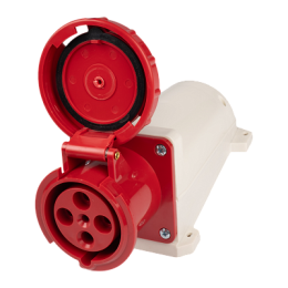 Розетка стационарная для наружной установки PPC 134 3Р+РЕ 63А 380В IP67 Jazzway