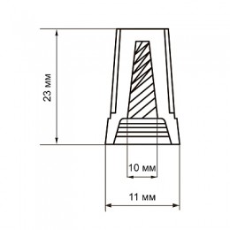 Скрутка СИЗ PSC-3-O (СИЗ-3) оранжевая / 50шт./Jazzway