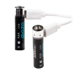 Аккумулятор литиевый с USB разъемом тип ААА 1000mWh-B4