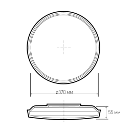 Светильник светодиодный ДБО-48w OPAL 4000К белый 3840Лм IP20