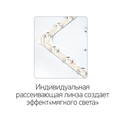 Светильник светодиодный ДБО-36w OPAL 4000К белый 2880Лм IP20