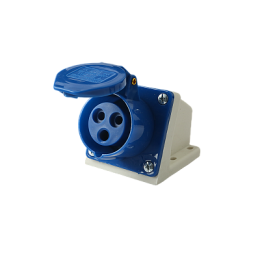 Розетка стационарная для наружной установки PPC 123 2Р+РЕ 32А 220В IP44  Jazzway