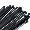 Стяжка кабельная (Хомут) 2,5x200-100BL PA6.6  черная (100 шт/уп) Jazzway