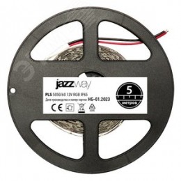 Лента светодиодная 14.4 Вт/м 12В RGB IP65 60 LED/м 5м