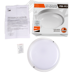 Светильник светодиодный PBH-PC2-RS 12W 960Лм 4000K IP65 SENSOR