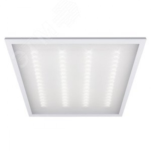 Светильник светодиодный ДВО-36w 595х595х19 6500K 3600Лм призма IP40