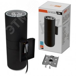 Светильник светодиодный ДБУ-2х9Вт архитектурный IP65 6500К 1620 Лм черный