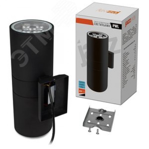 Светильник светодиодный ДБУ-2х9Вт архитектурный IP65 6500К 1620 Лм черный