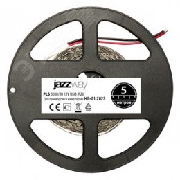 Лента светодиодная 7.2Вт/м 12В RGB IP20 30 LED/м 5м